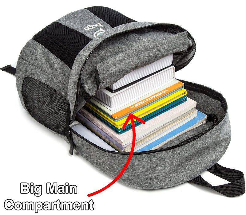 Bago Lightweight Small Hiking Backpack for Women and Men - 25L Travel Day Pack - Foldable Hiking Daypack Ultralight for Camping Outdoor Sports - Day Bag Packable Backpack for Travel (SnowGray) - Image 5